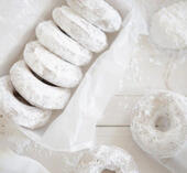 White donuts