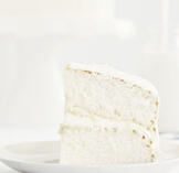 White cake slice